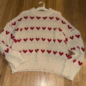 Valentine’s Day sweater size medium